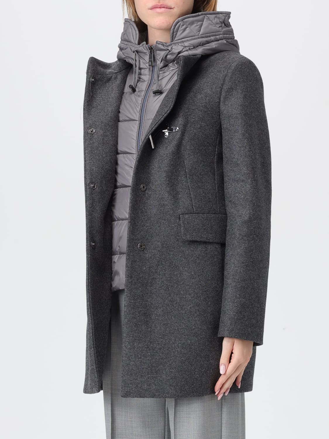FAY MANTEL: Mantel damen Fay, Grau - Img 3