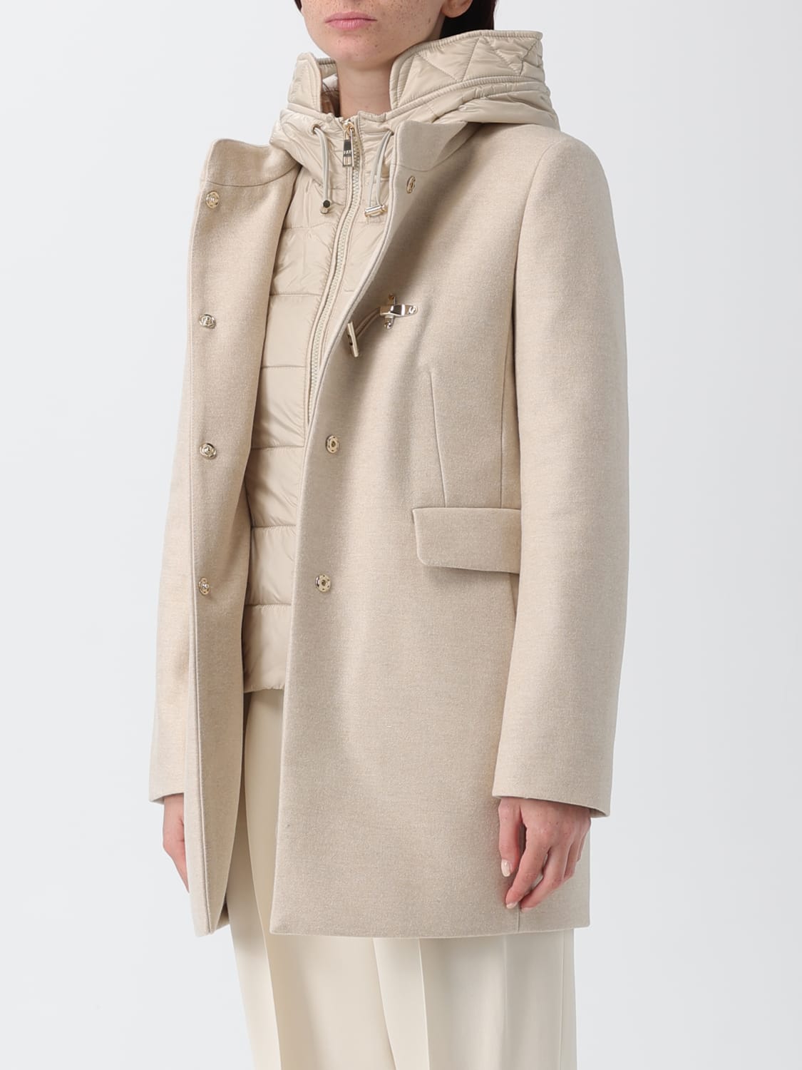 FAY COAT: Coat woman Fay, Ivory - Img 3
