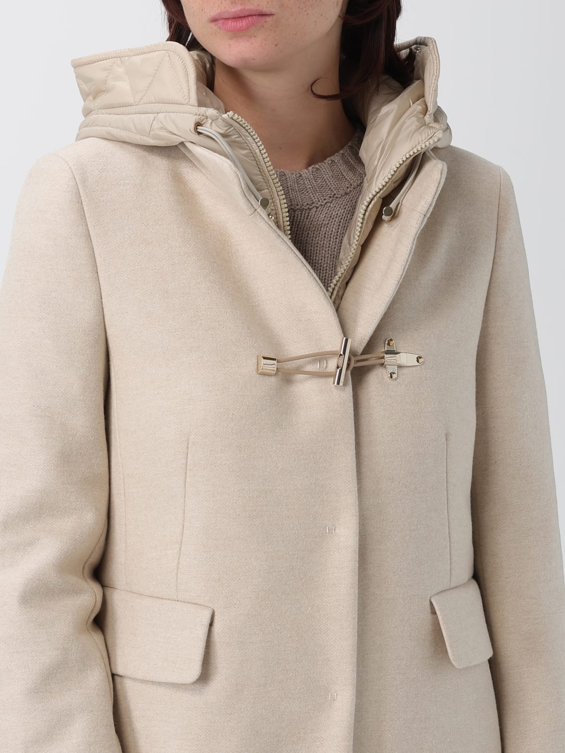 FAY COAT: Coat woman Fay, Ivory - Img 4