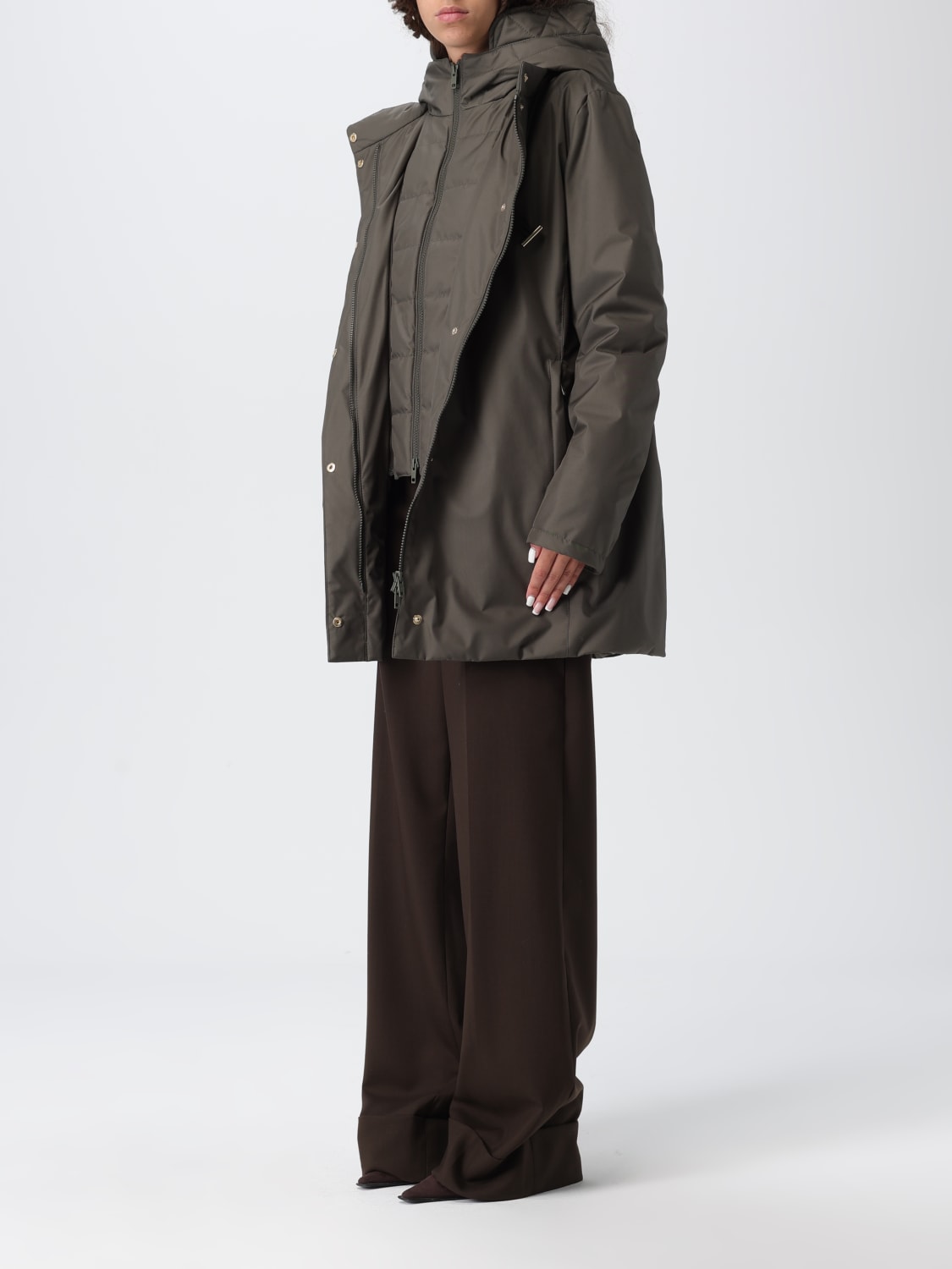 FAY MANTEL: Mantel damen Fay, Olive - Img 3