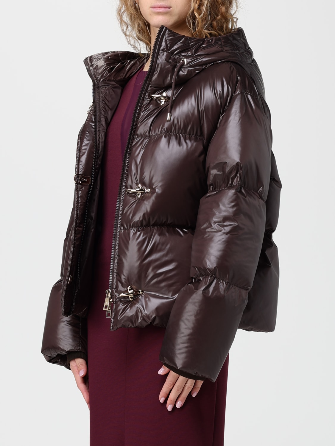 FAY JACKET: Jacket woman Fay, Brown - Img 3