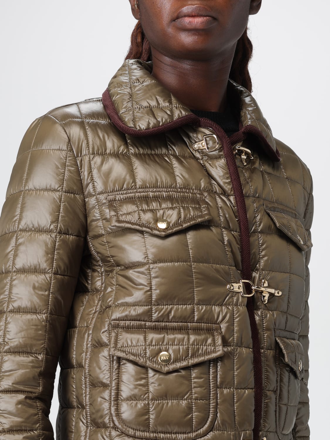 FAY JACKET: Jacket woman Fay, Military - Img 4
