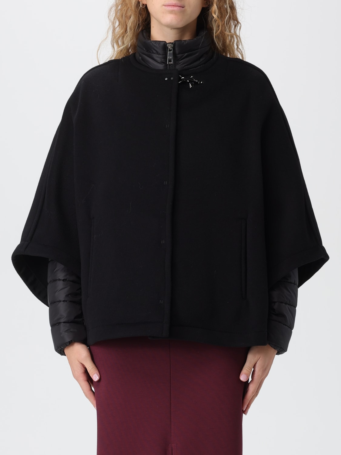 FAY COAT: Coat woman Fay, Black - Img 1