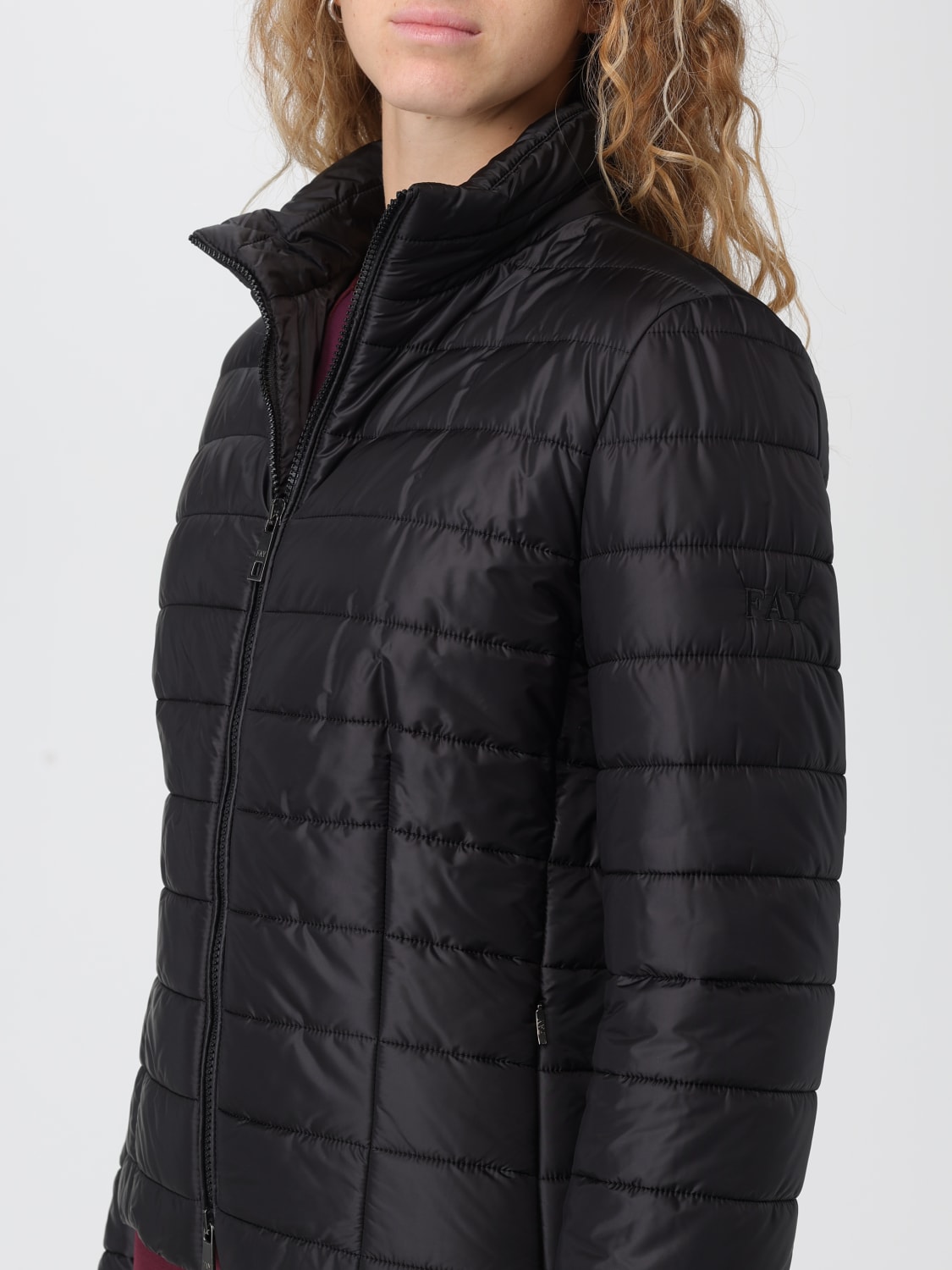 FAY COAT: Coat woman Fay, Black - Img 4