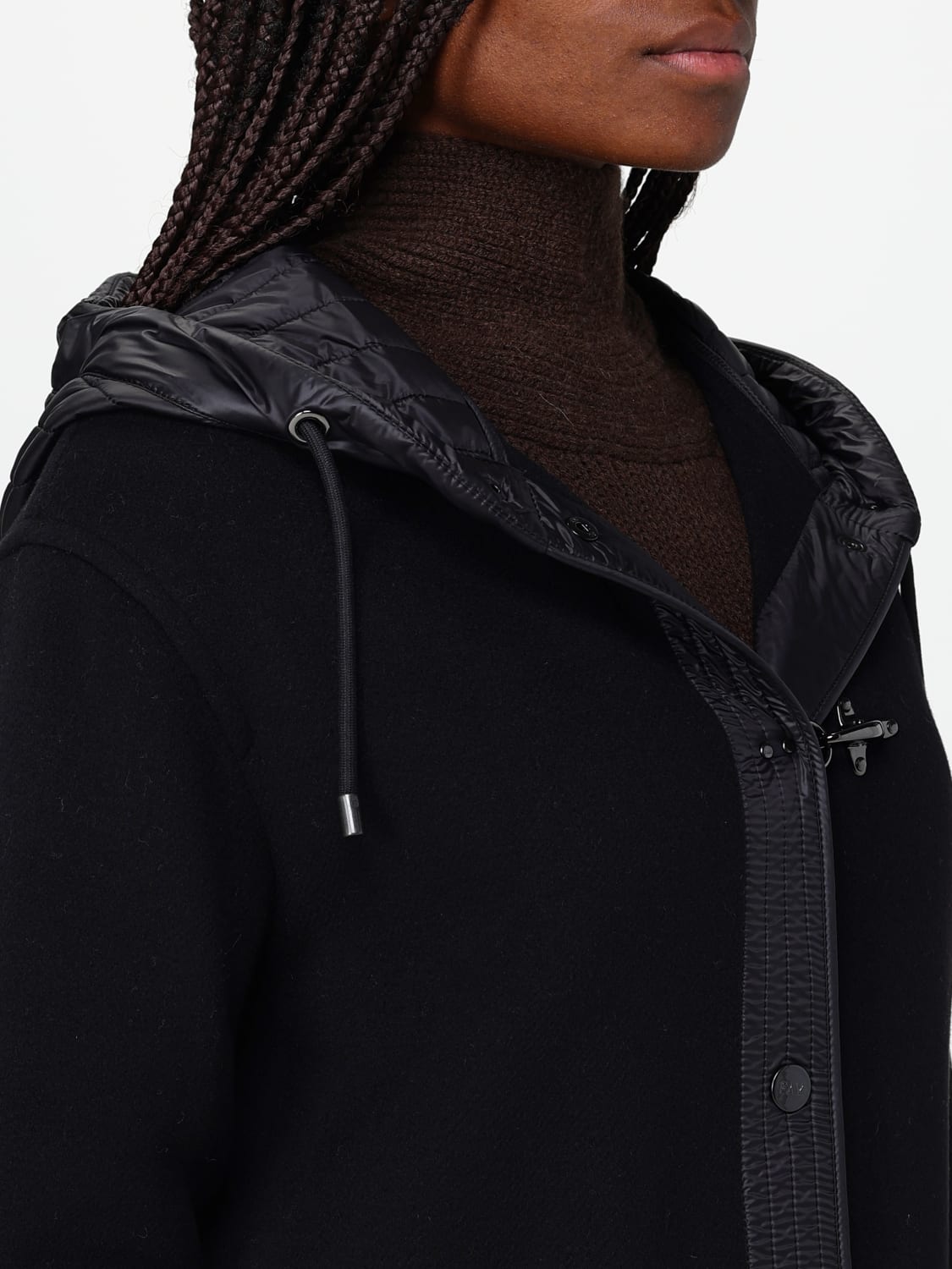 FAY ПАЛЬТО: Пальто Женское Fay, Черный - Img 4