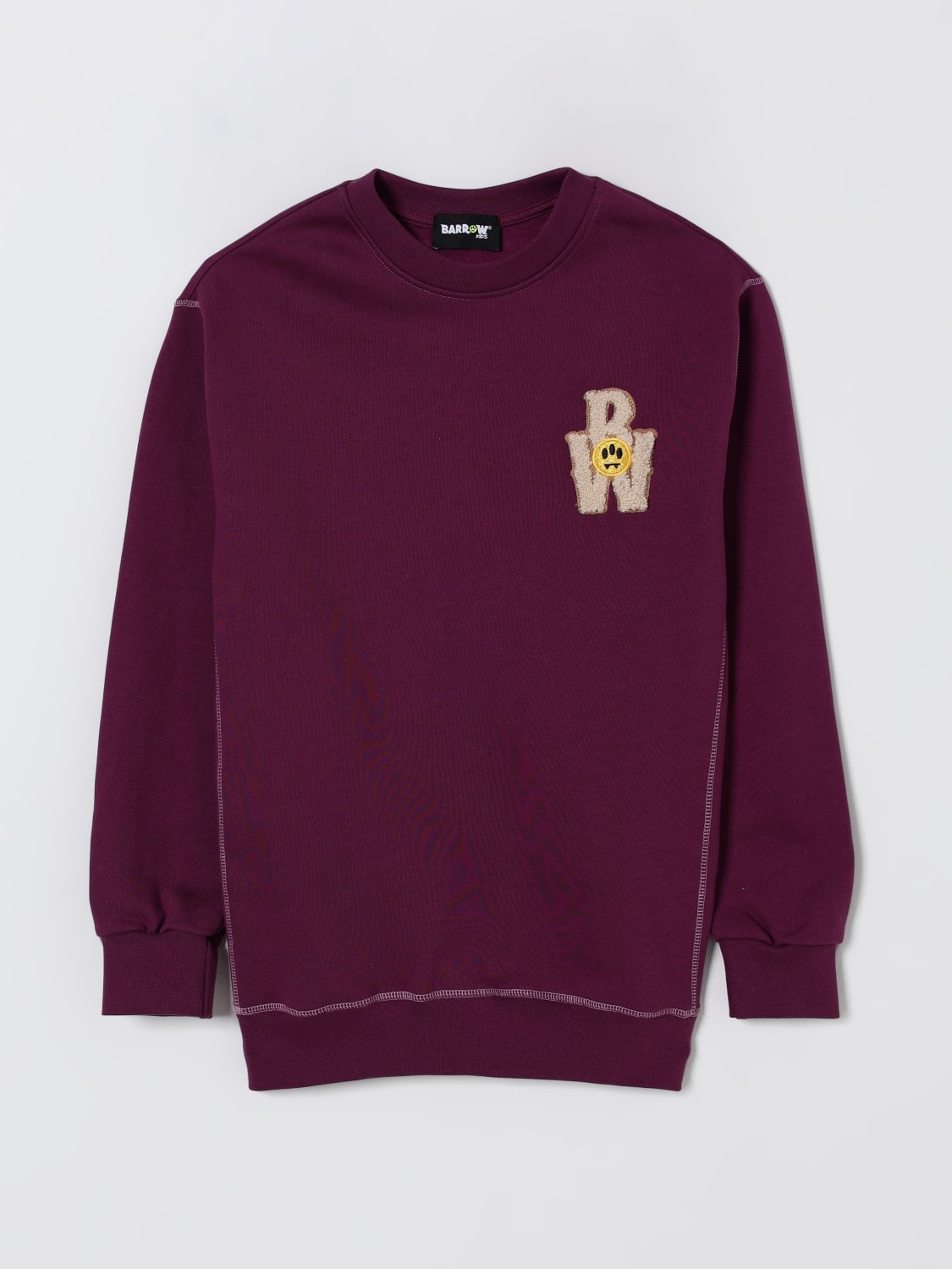 BARROW KIDS SWEATER: Sweater kids Barrow Kids, Plum - Img 1