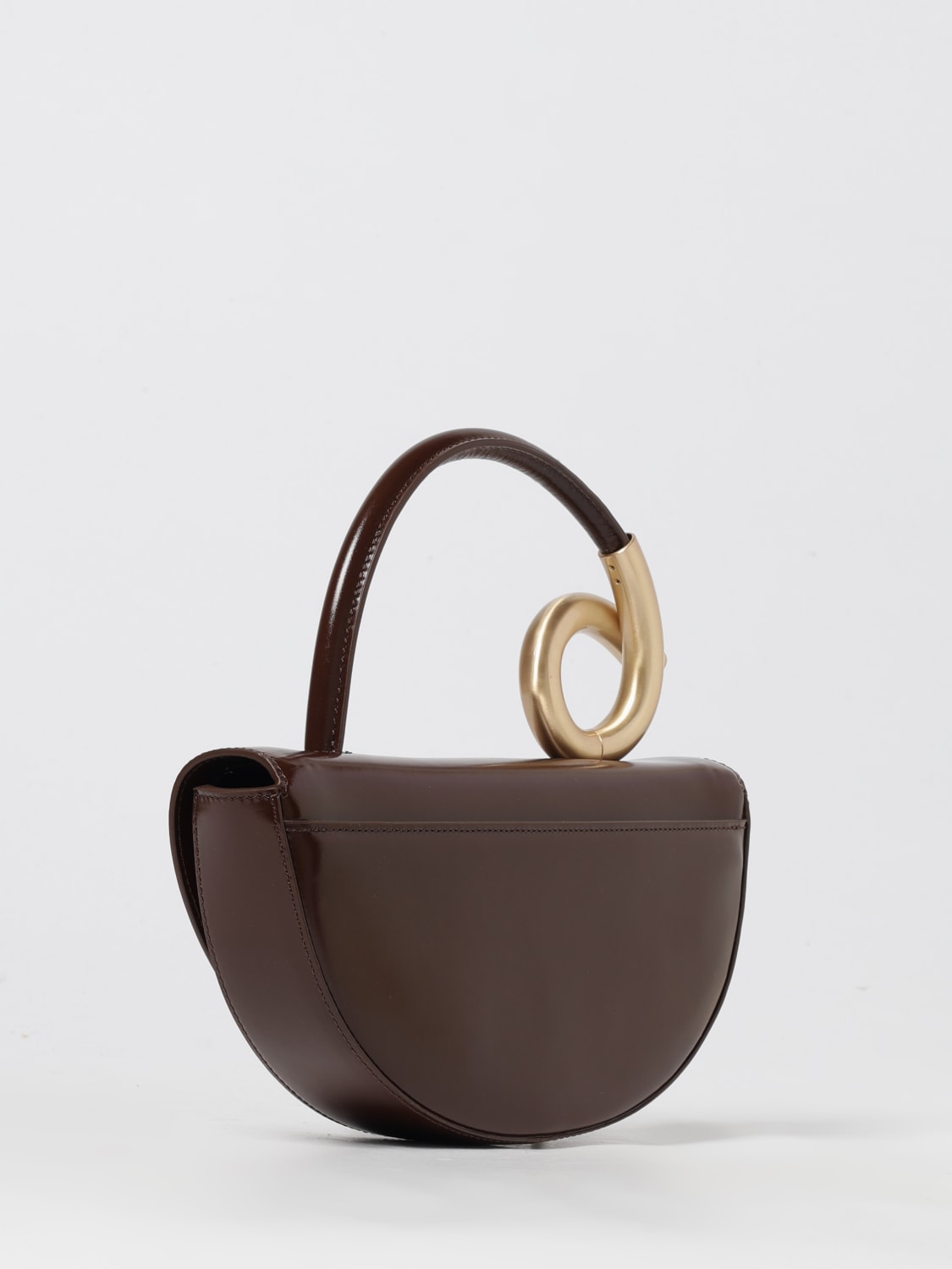 CULT GAIA BORSA A MANO: Borsa Azariah Cult Gaia in pelle spazzolata , Caffe - Img 3