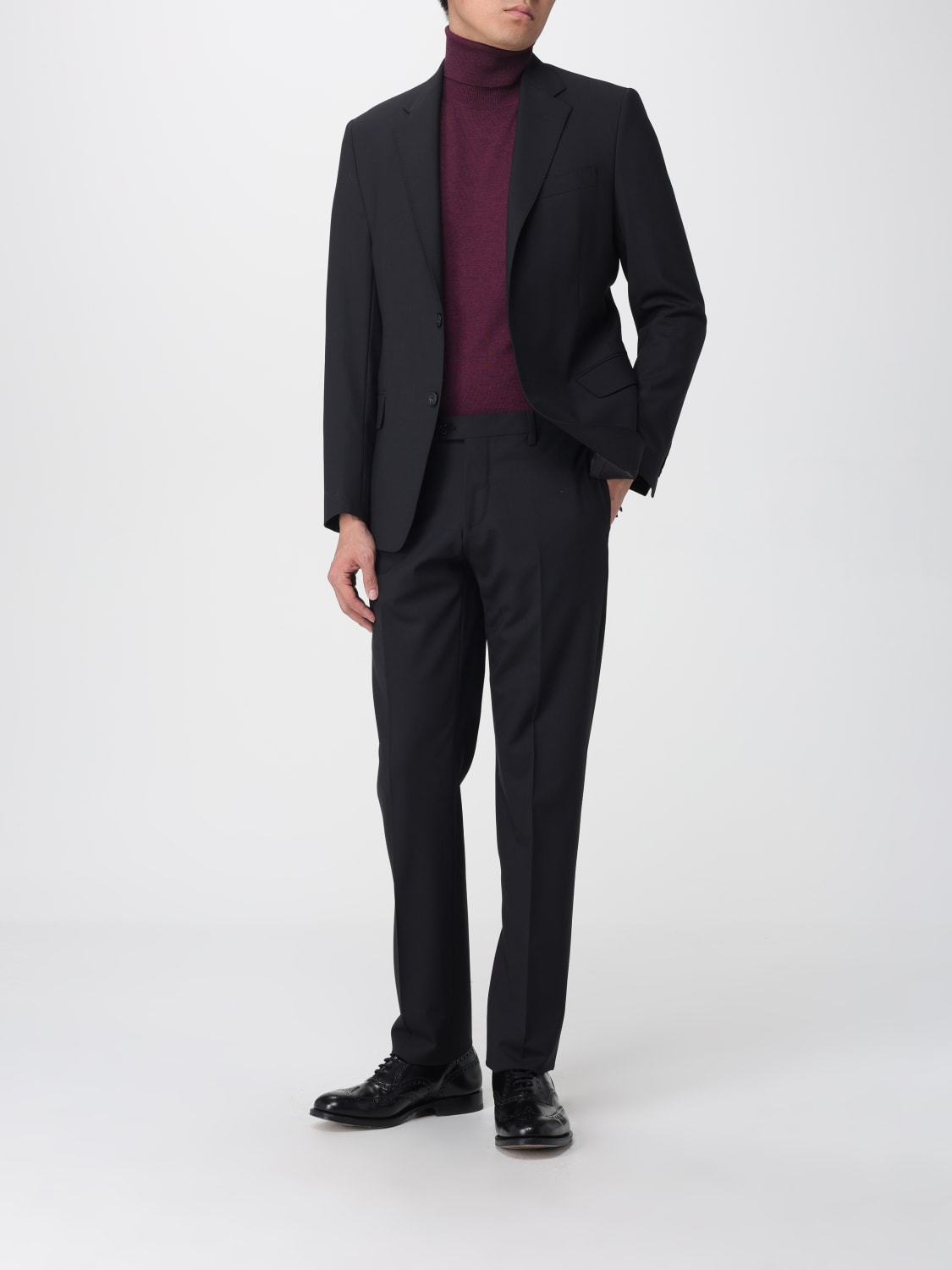 COLAMARINO SUIT: Suit men Colamarino, Black - Img 2
