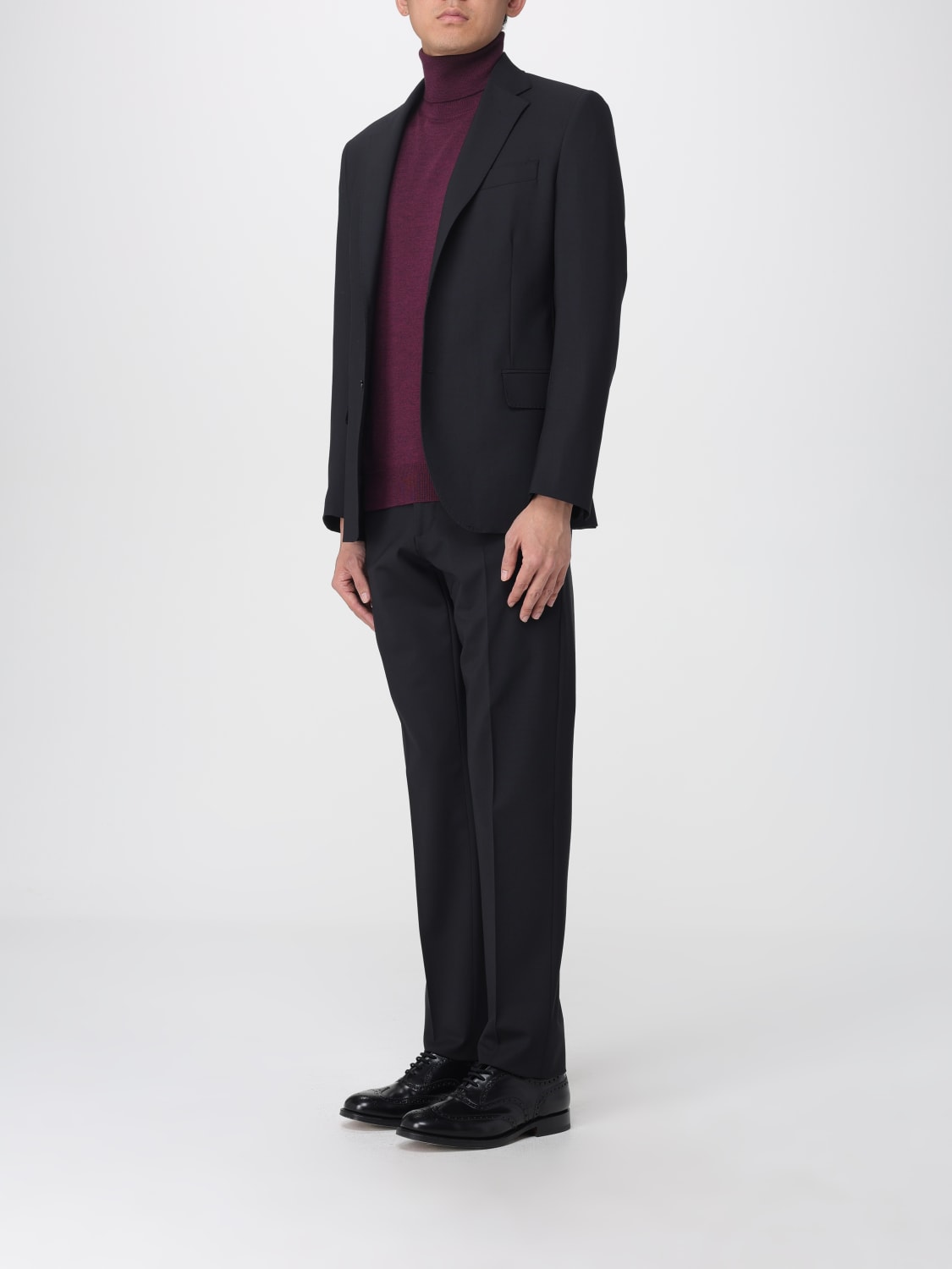 COLAMARINO SUIT: Suit men Colamarino, Black - Img 4