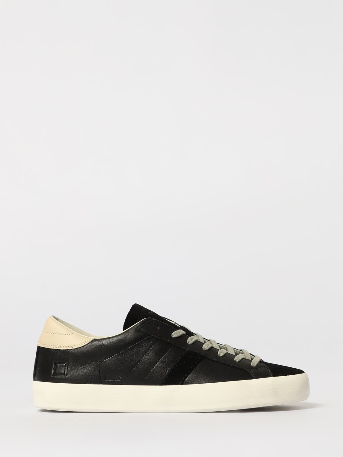 D.A.T.E. SNEAKERS: Sneakers Hill Low D.A.T.E. in pelle , Nero - Img 1