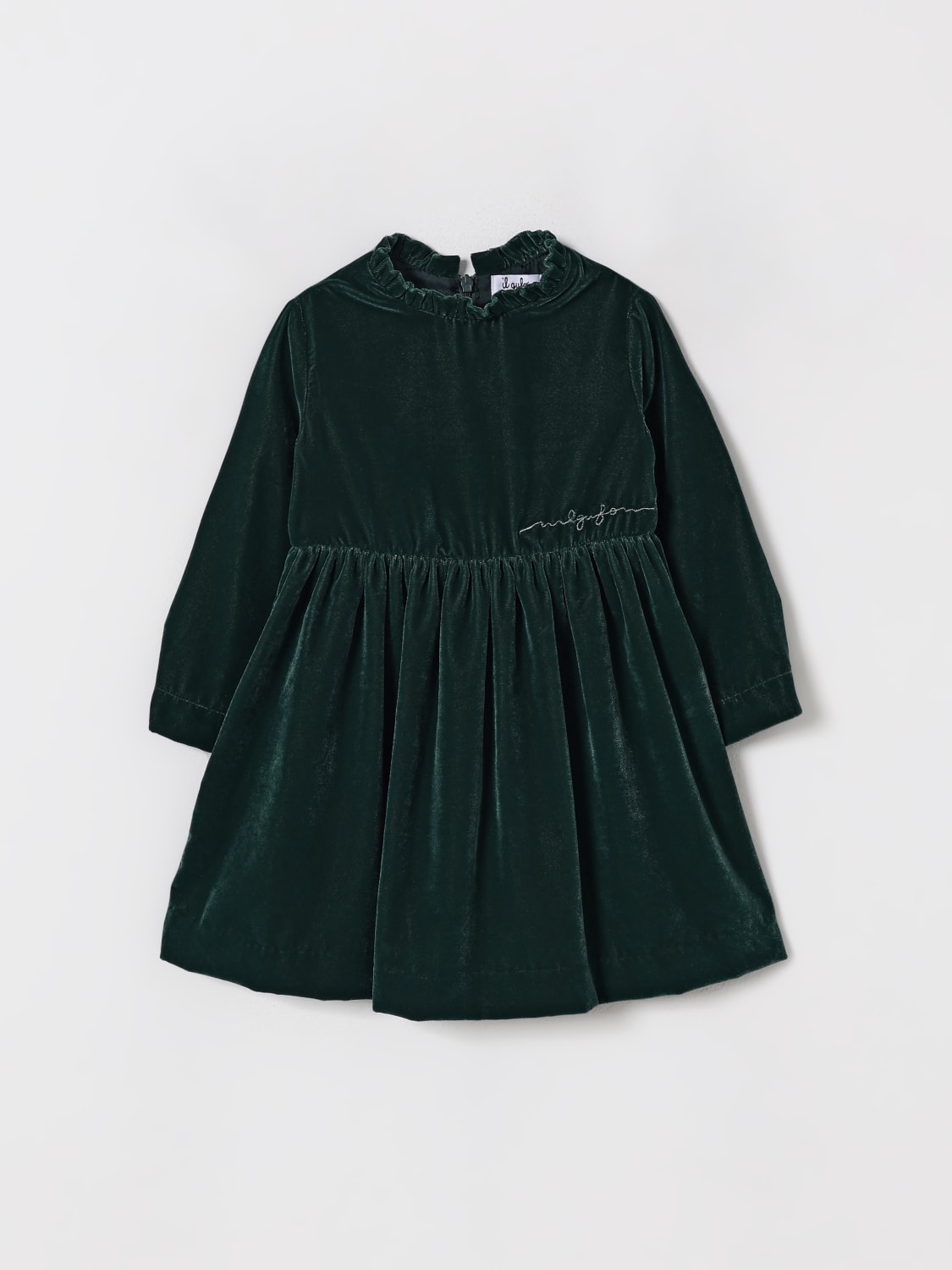 IL GUFO ROMPER: Romper kids Il Gufo, Green - Img 1