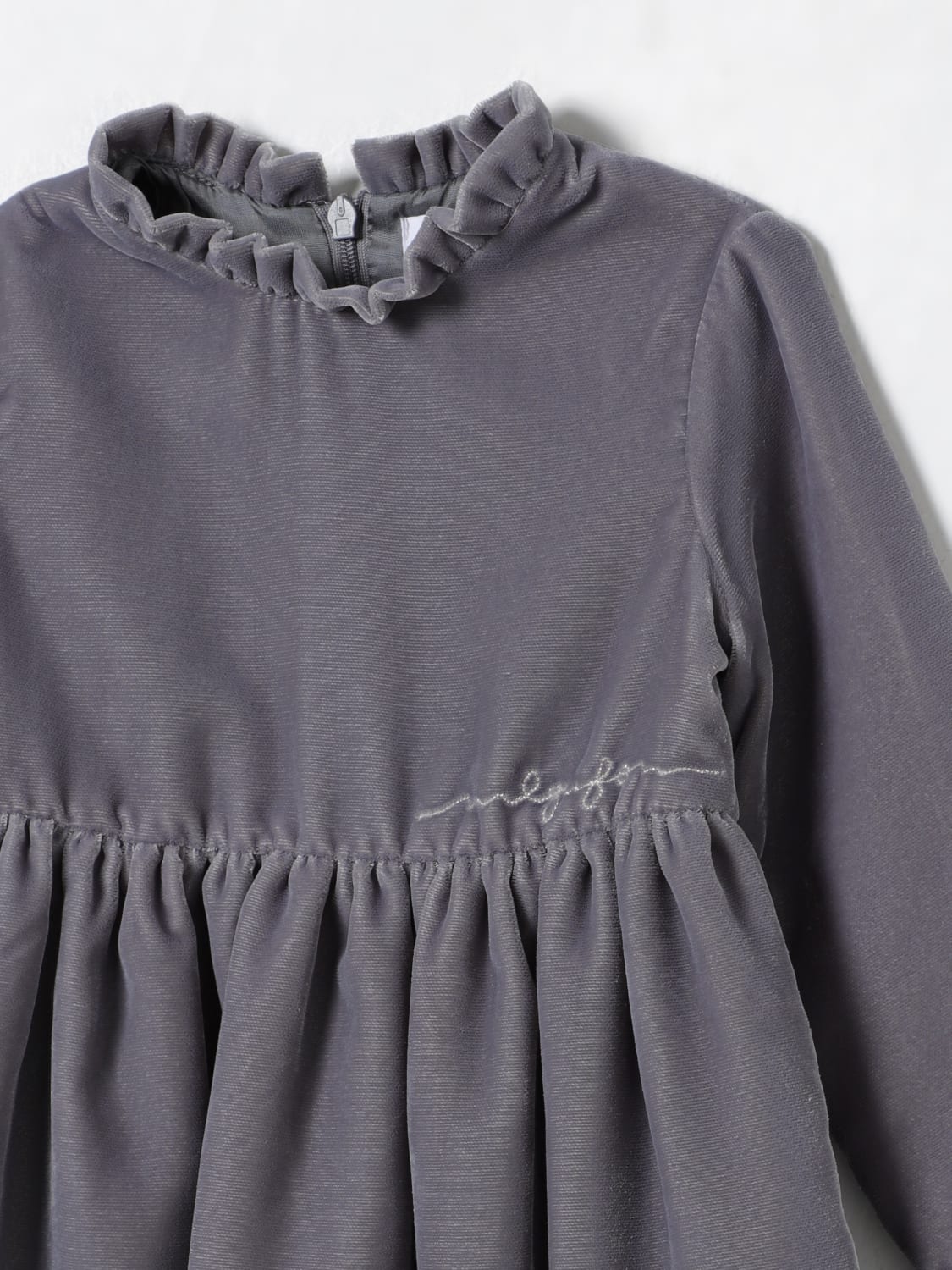 IL GUFO ROMPER: Romper kids Il Gufo, Steel - Img 3