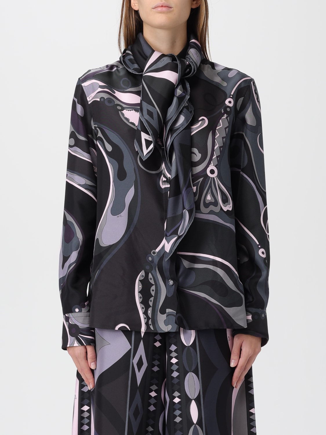 PUCCI NECK SCARF: Neck scarf woman Pucci, Pink - Img 2