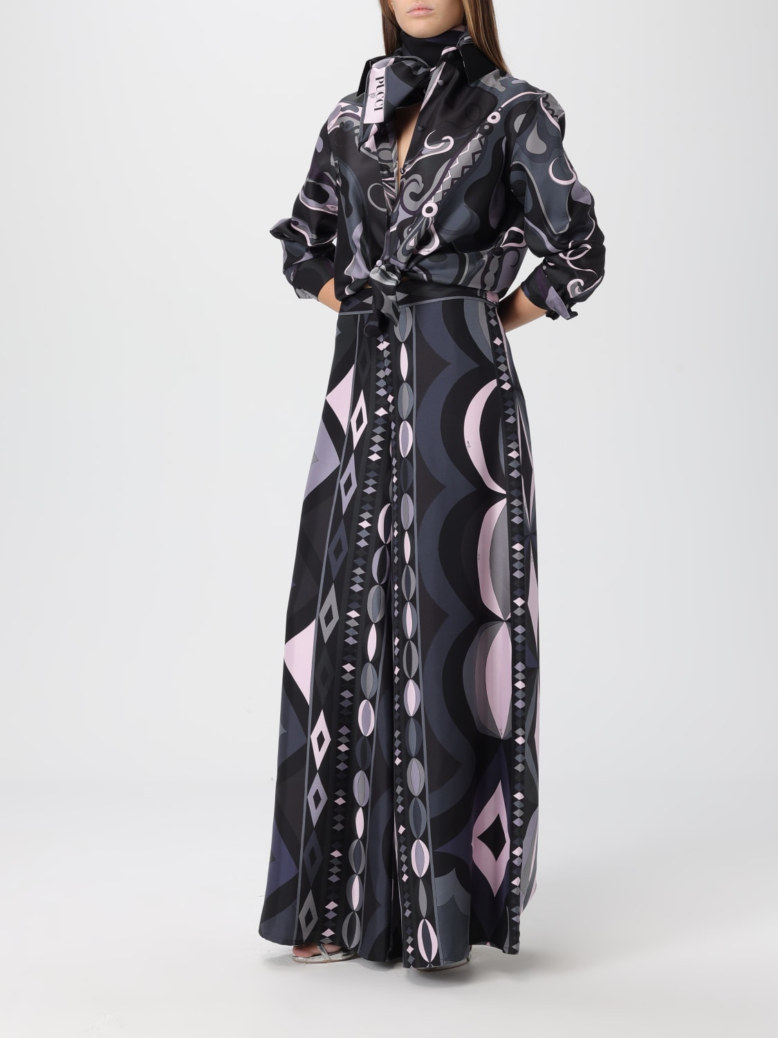 PUCCI NECK SCARF: Neck scarf woman Pucci, Pink - Img 4