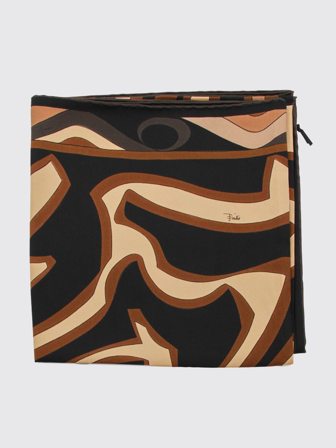 PUCCI SEIDENTUCH: Seidentuch damen Pucci, Schwarz - Img 2