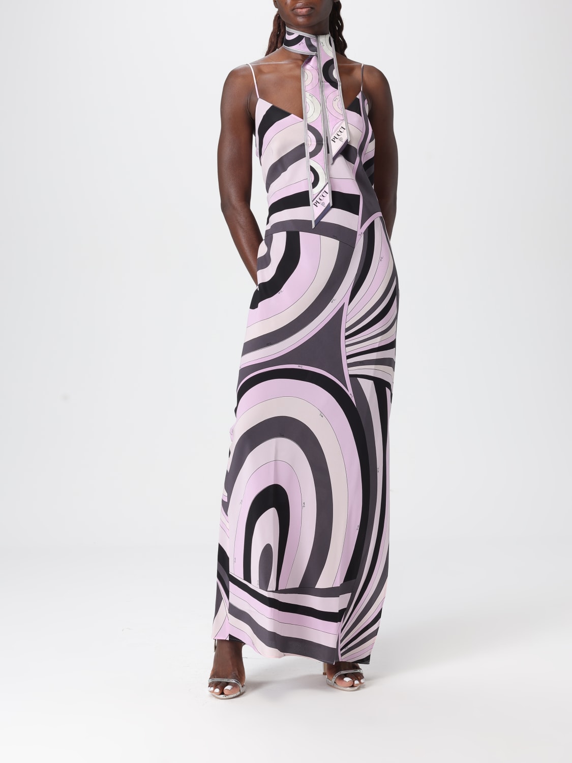 PUCCI SEIDENTUCH: Seidentuch damen Pucci, Pink - Img 4