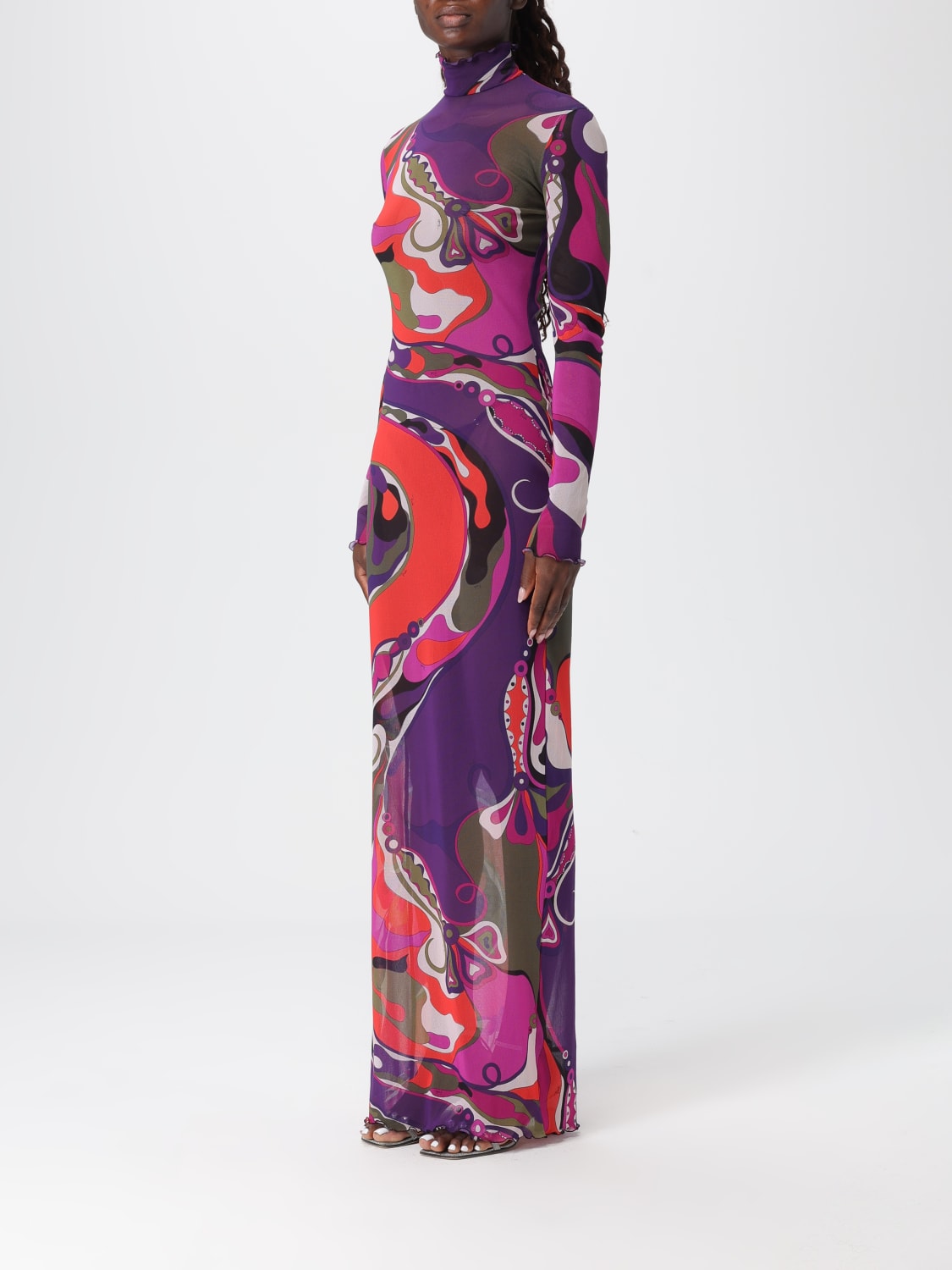 PUCCI KLEID: Kleider damen Pucci, Violett - Img 3