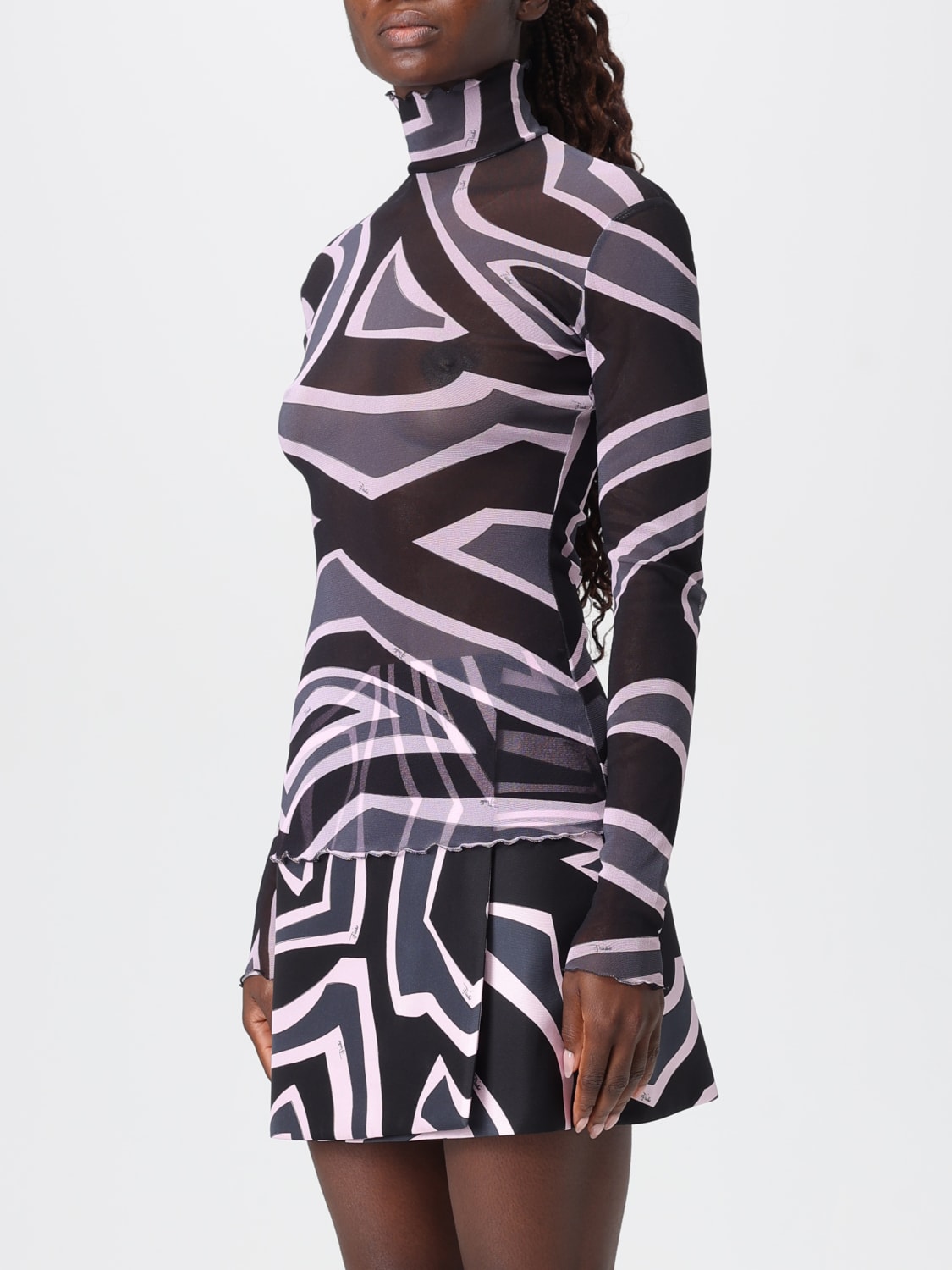 PUCCI TOP: Top damen Pucci, Schwarz - Img 4