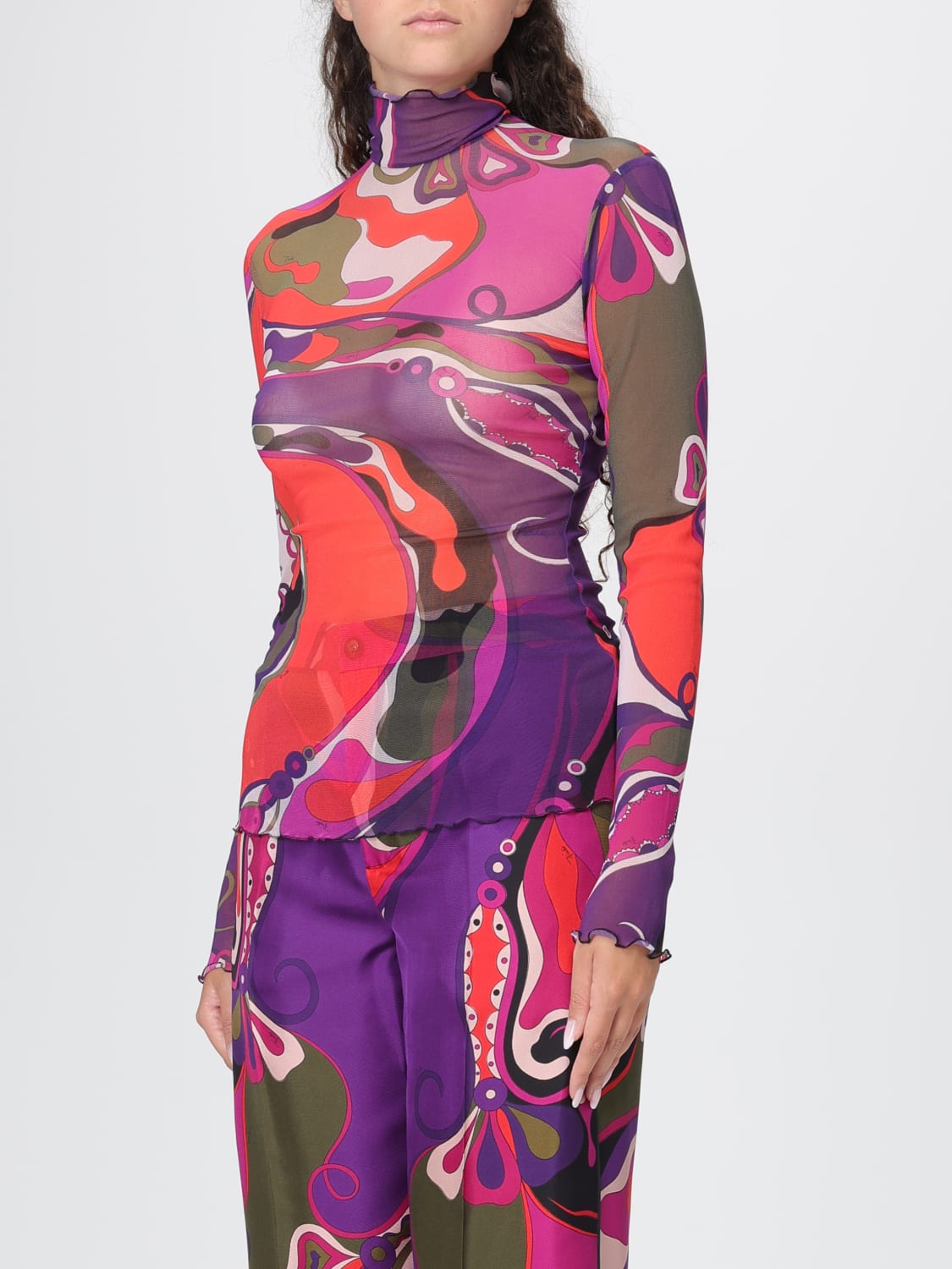 PUCCI TOP: Top mujer Pucci, Violeta - Img 4