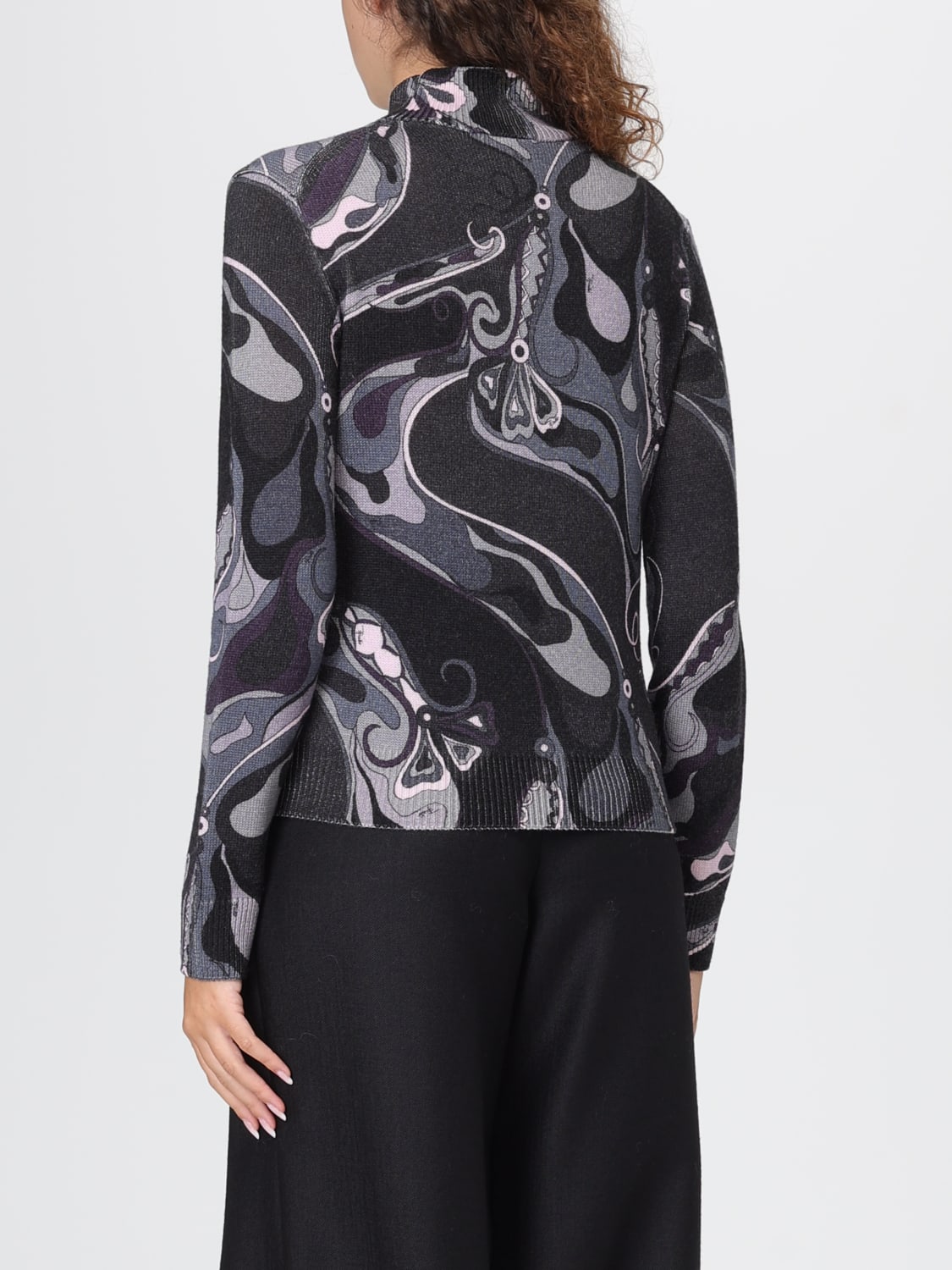 PUCCI JERSEY: Jersey mujer Pucci, Negro - Img 3