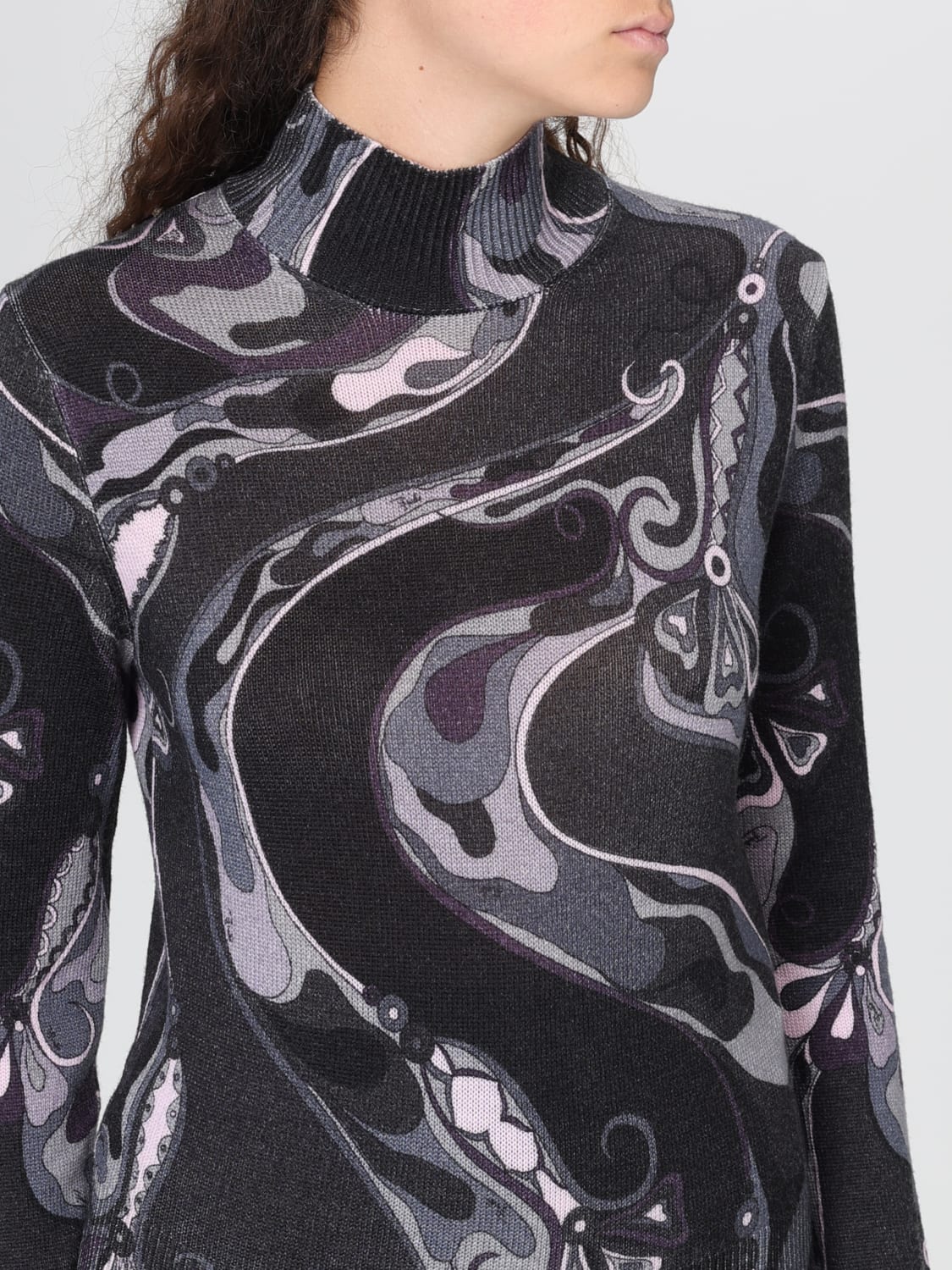 PUCCI JERSEY: Jersey mujer Pucci, Negro - Img 5