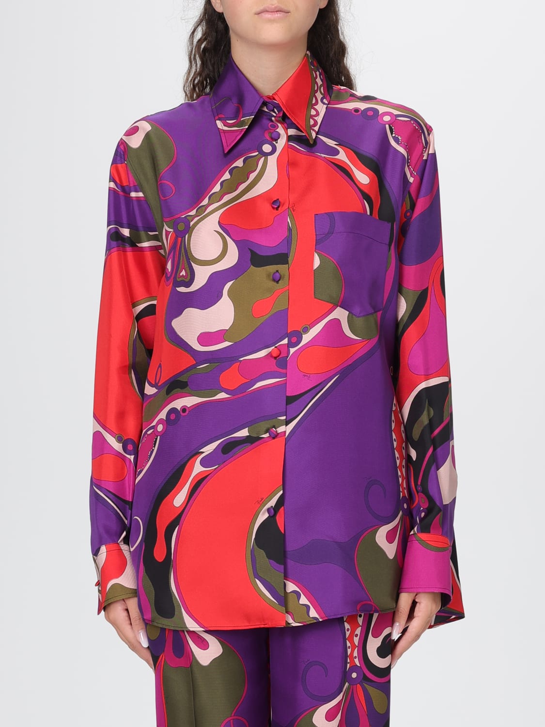 PUCCI SHIRT: Shirt woman Pucci, Fuchsia - Img 1
