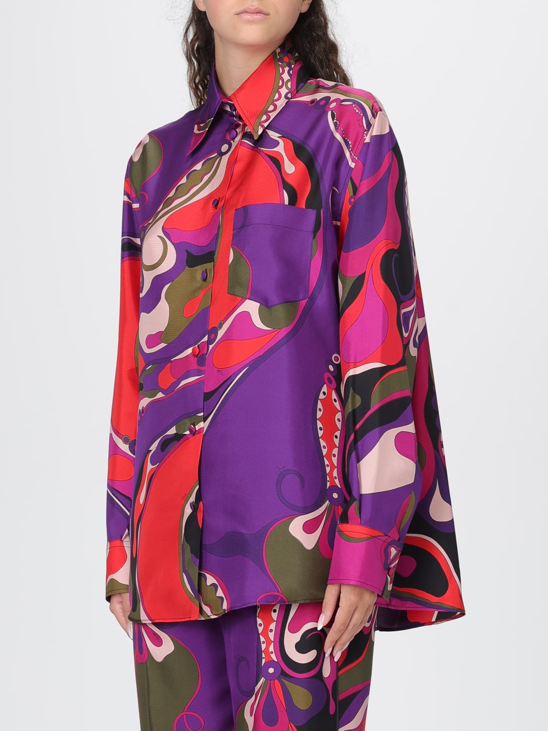 PUCCI SHIRT: Shirt woman Pucci, Fuchsia - Img 4