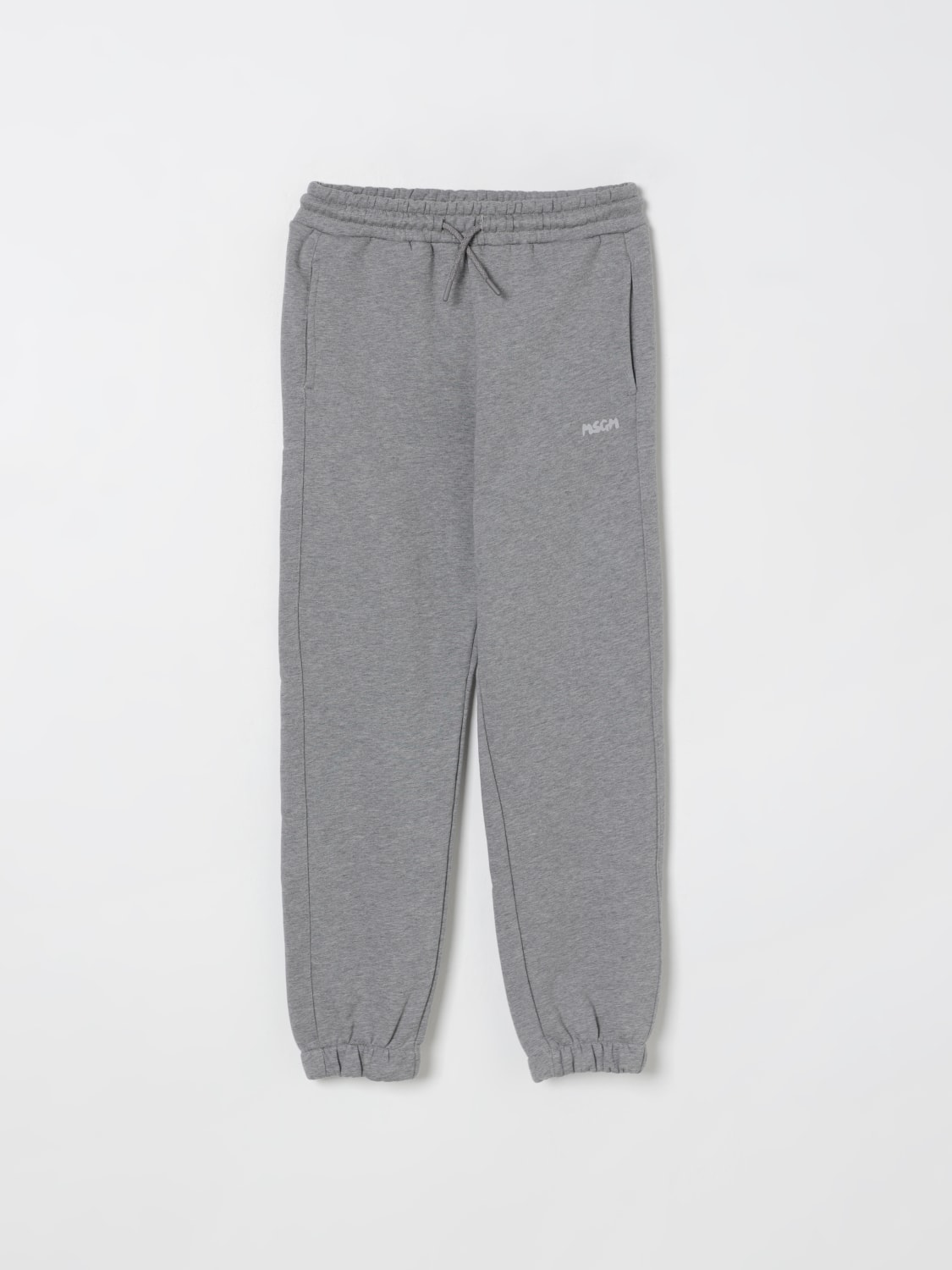 MSGM KIDS PANTS: Pants kids MSGM Kids, Grey - Img 1