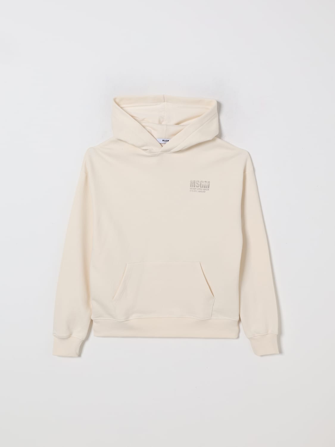 MSGM KIDS SWEATER: Sweater kids MSGM Kids, Cream - Img 1