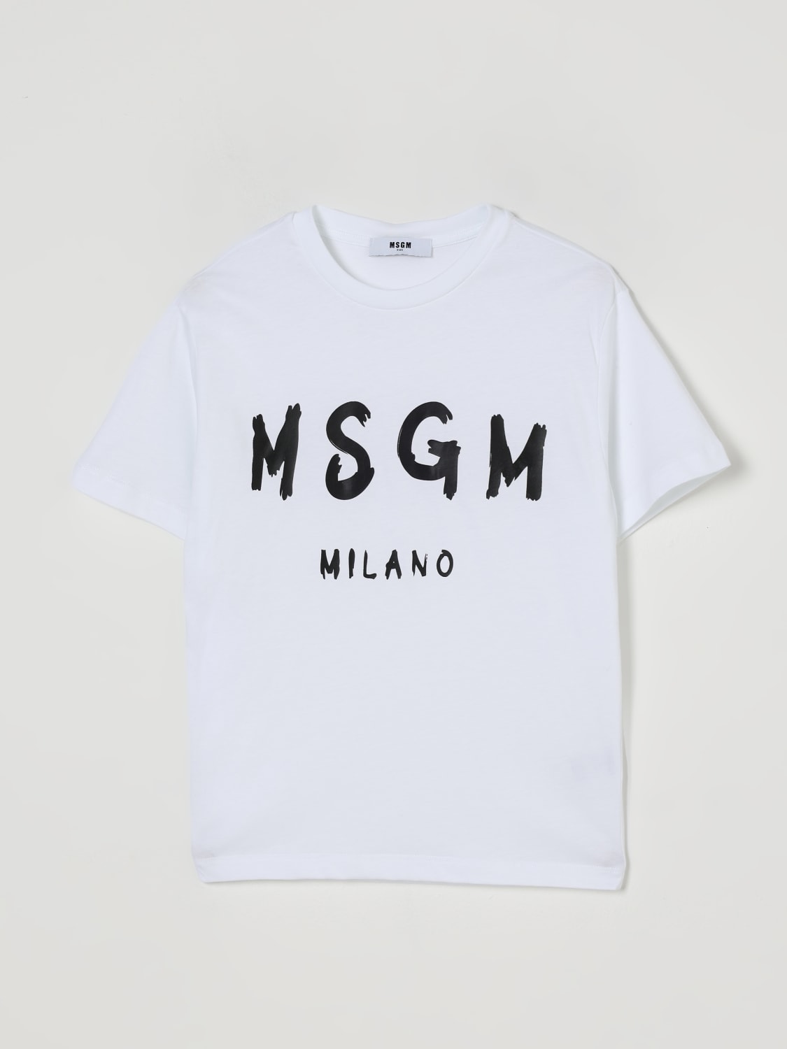 MSGM KIDS T-SHIRT: T-shirt kids MSGM Kids, White - Img 1