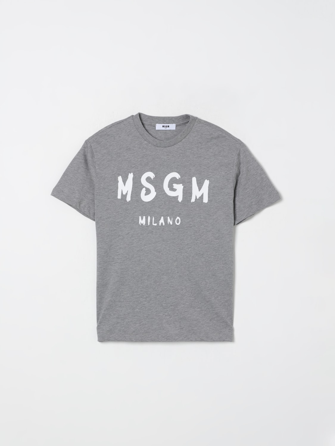 MSGM KIDS T-SHIRT: T-shirt kids MSGM Kids, Grey - Img 1
