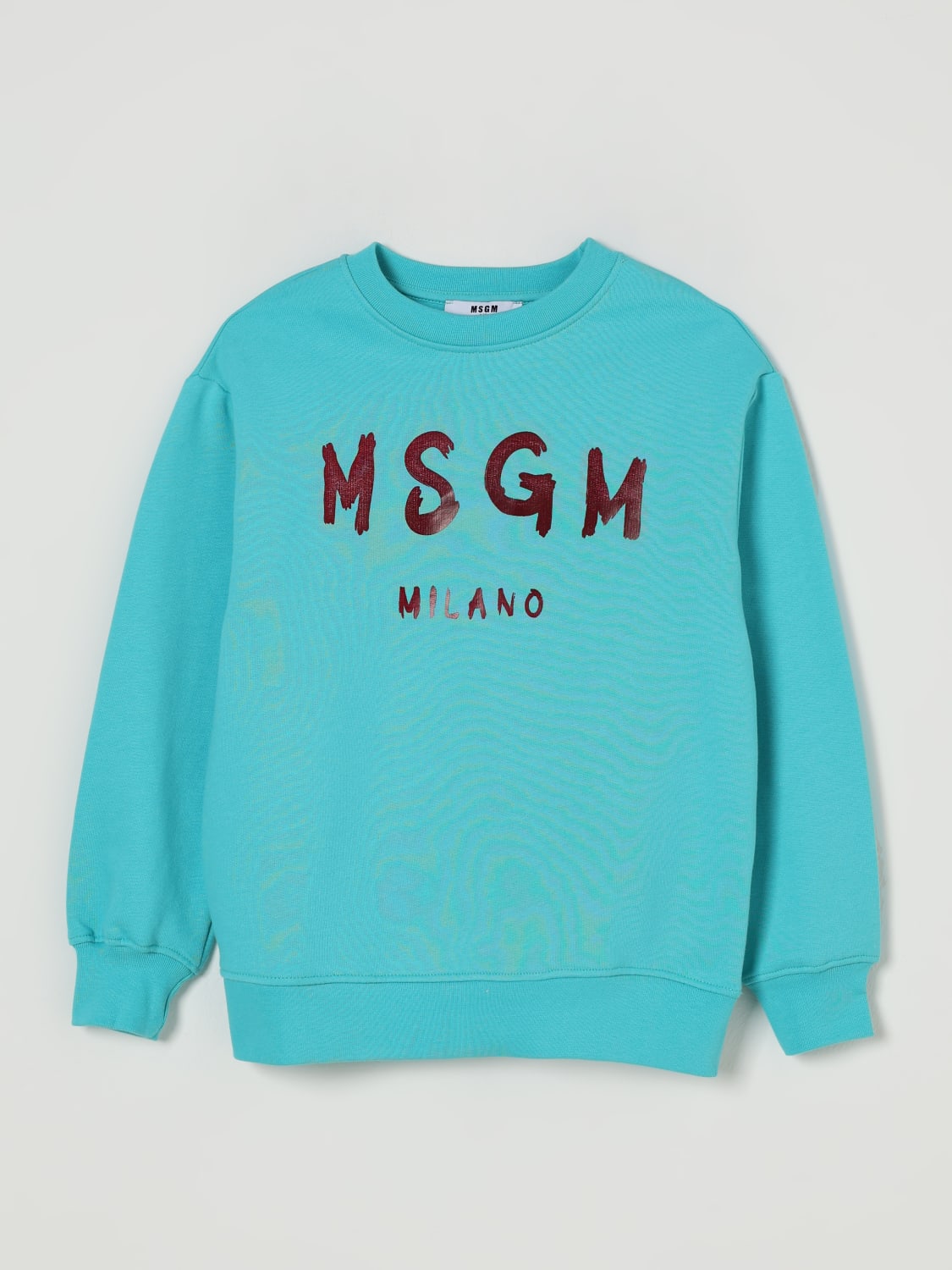 MSGM KIDS SWEATER: Sweater kids MSGM Kids, Gnawed Blue - Img 1