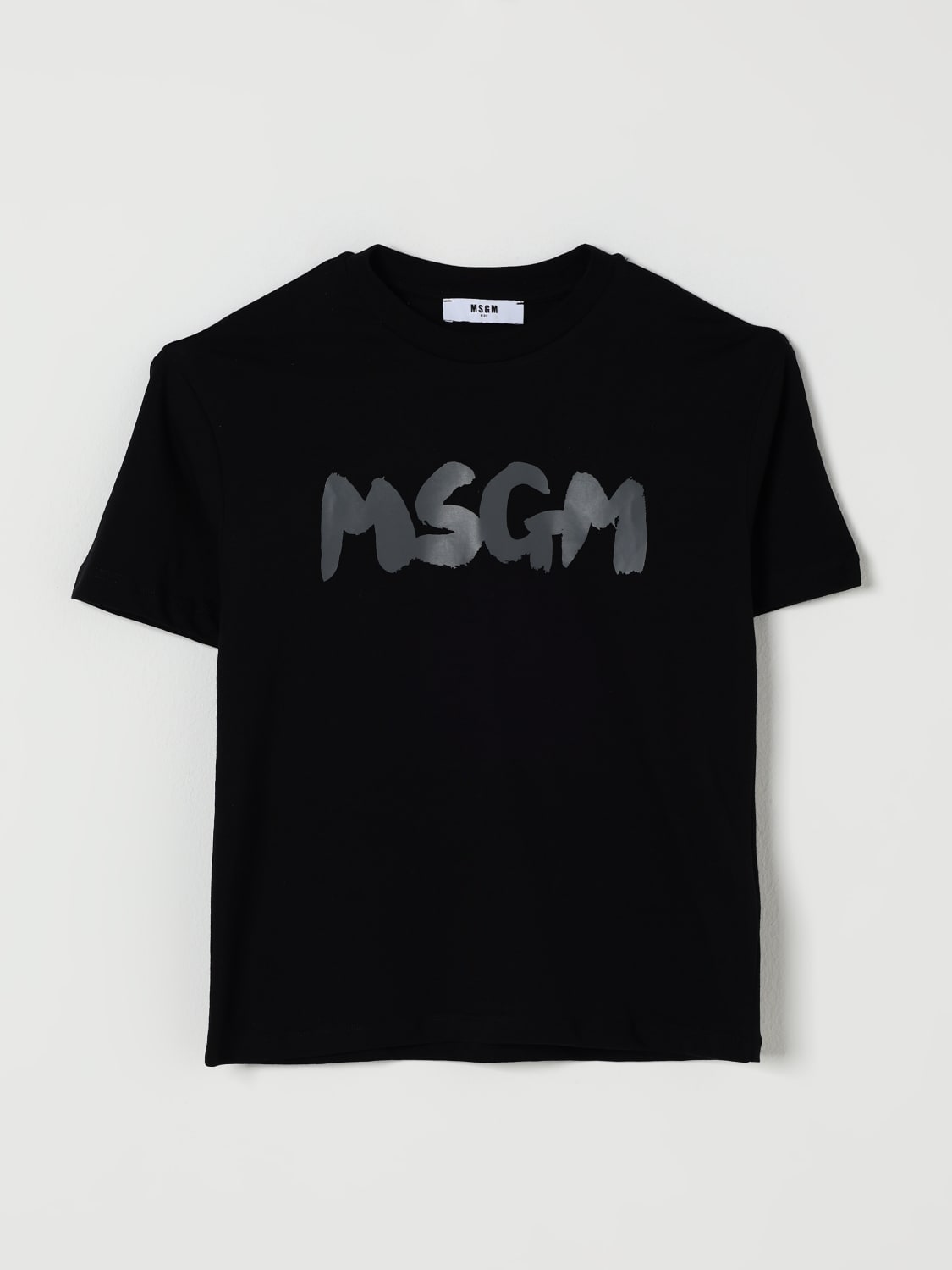 MSGM KIDS T-SHIRT: T-shirt kids MSGM Kids, Black - Img 1
