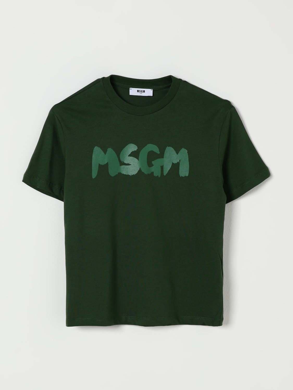 MSGM KIDS T-SHIRT: T-shirt kinder MSGM Kids, Grün - Img 1