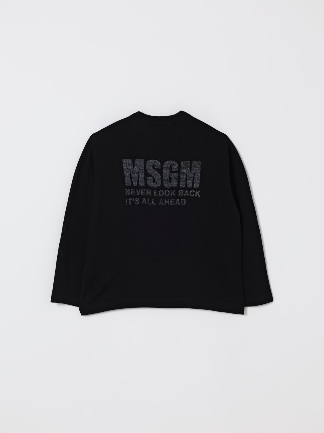 MSGM KIDS SWEATER: Sweater kids MSGM Kids, Black - Img 2