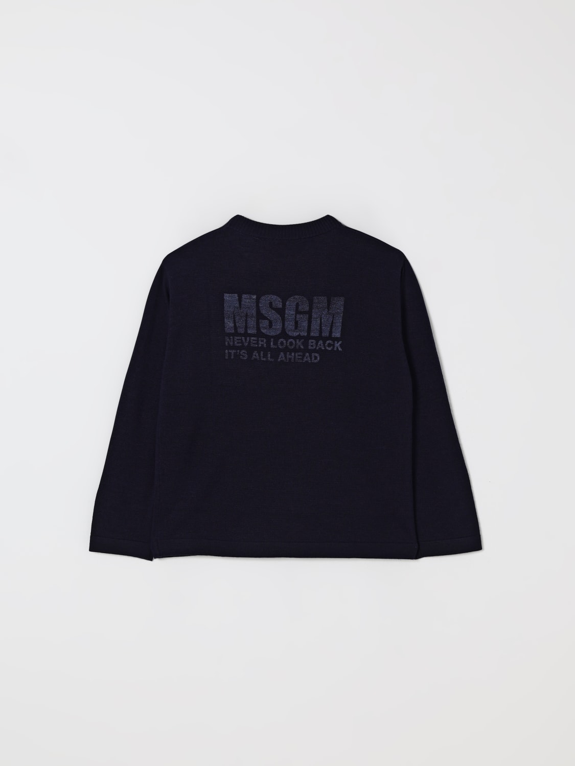 MSGM KIDS SWEATER: Sweater kids MSGM Kids, Blue - Img 2