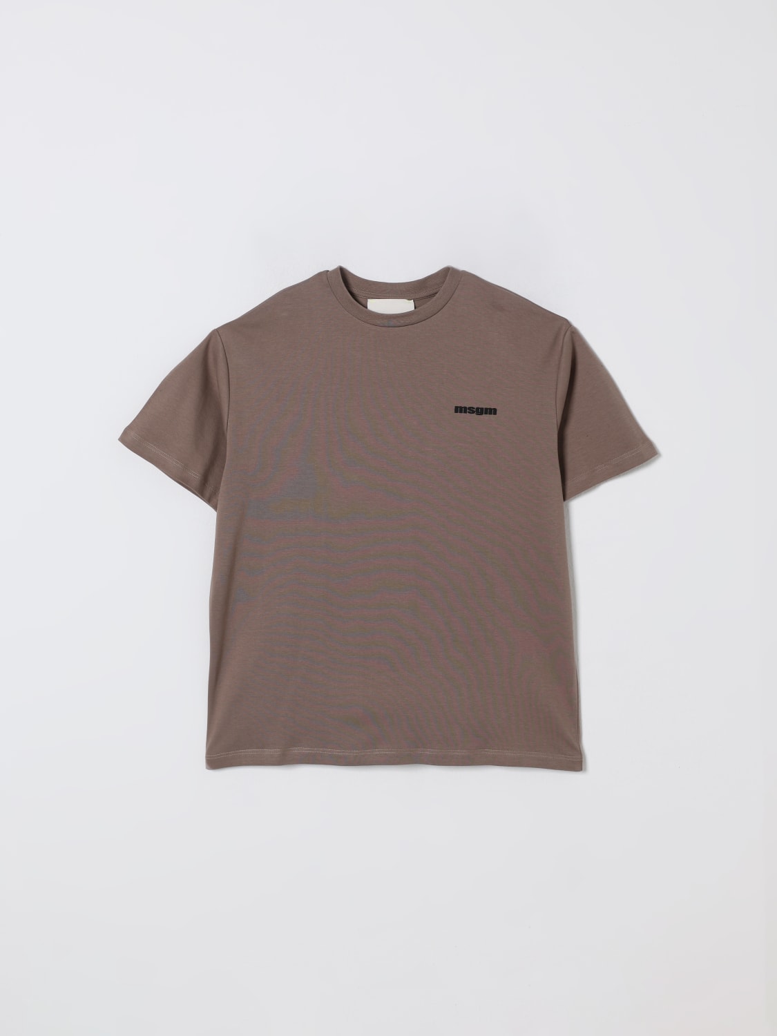 MSGM KIDS T-SHIRT: T-shirt kids MSGM Kids, Dove Grey - Img 2