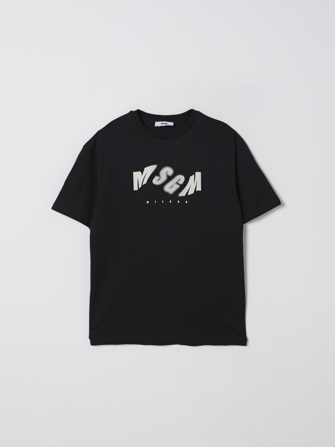 MSGM KIDS T-SHIRT: T-shirt kids MSGM Kids, Black - Img 1