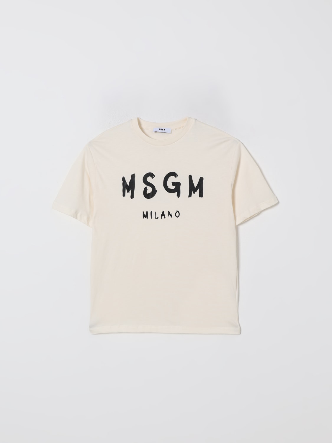 MSGM KIDS CAMISETA: Camisetas niños MSGM Kids, Crema - Img 1