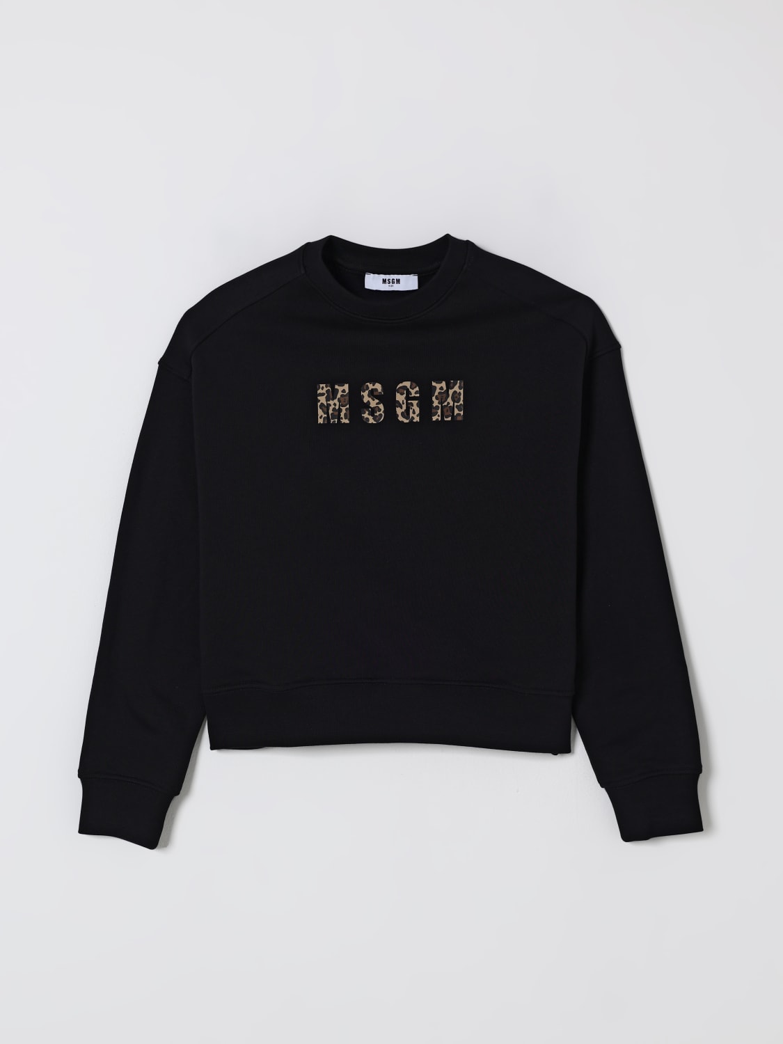 MSGM KIDS SWEATER: Sweater kids MSGM Kids, Black - Img 1