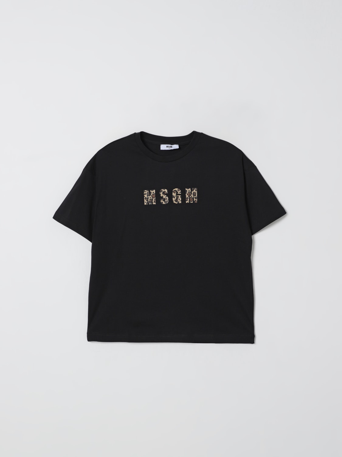 MSGM KIDS T-SHIRT: T-shirt kinder MSGM Kids, Schwarz - Img 1
