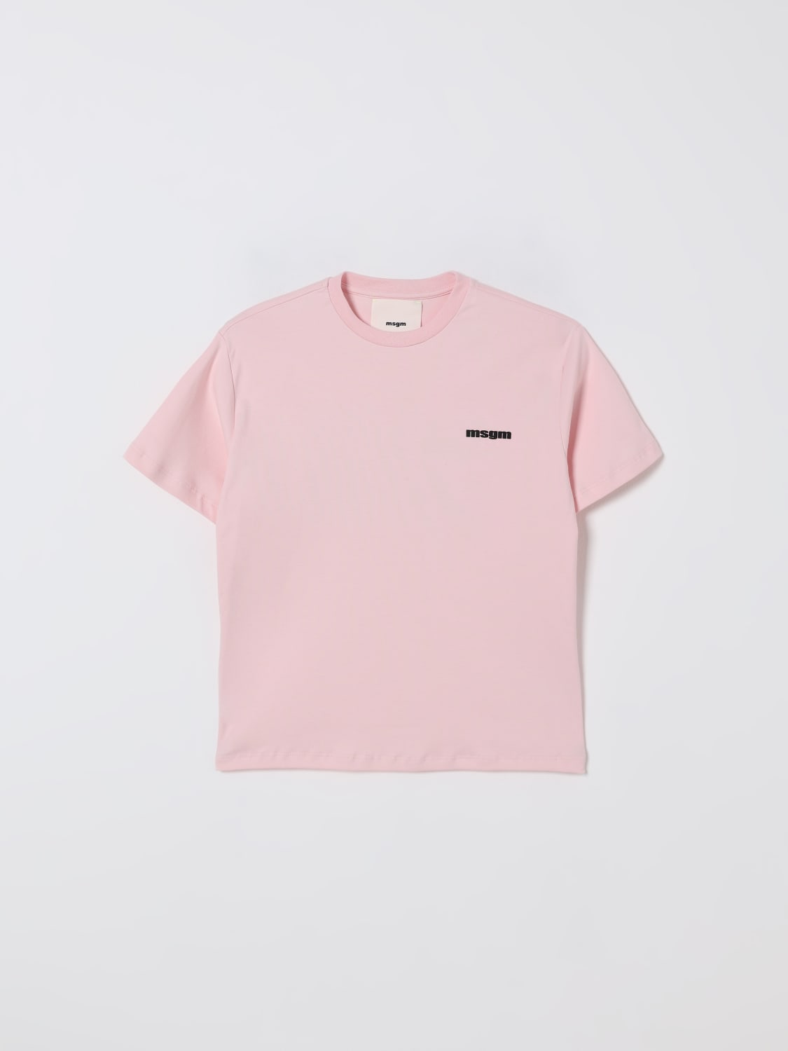 MSGM KIDS T-SHIRT: T-shirt kids MSGM Kids, Pink - Img 1
