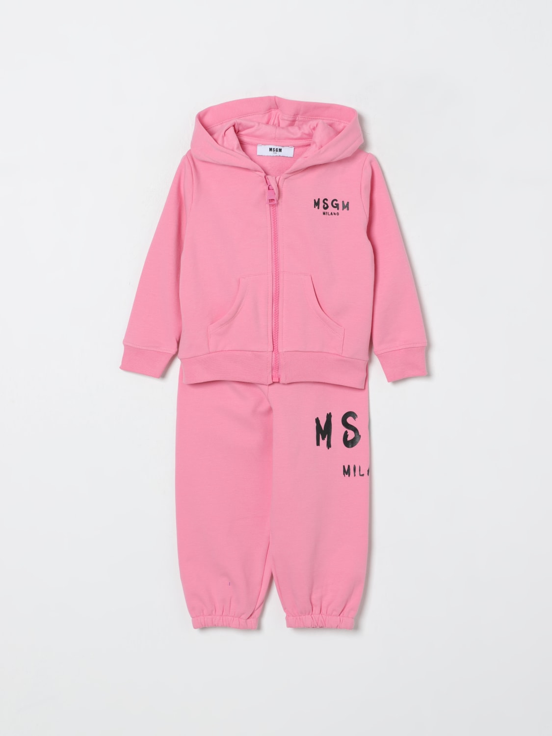 MSGM KIDS JUMPSUIT: Jumpsuit kids MSGM Kids, Pink - Img 1