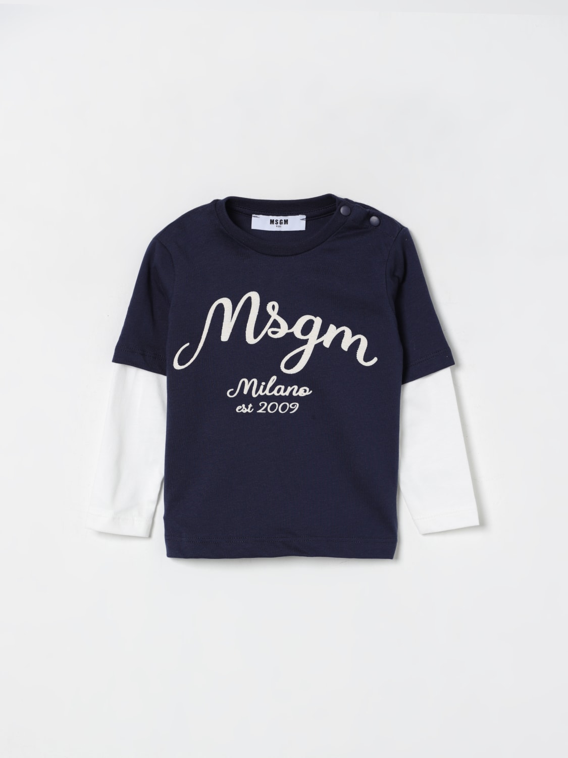 MSGM KIDS T恤: T恤 儿童 MSGM Kids, 蓝色 - Img 1