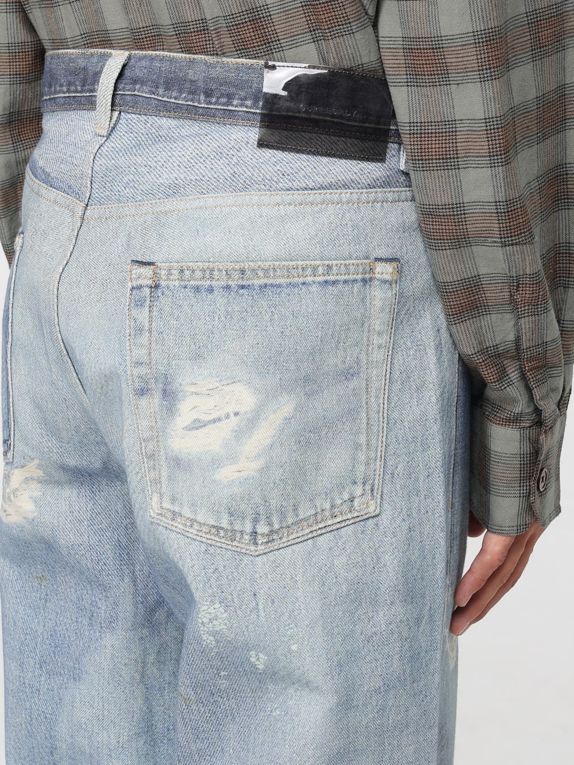 OUR LEGACY JEANS: Jeans Our Legacy in denim distressed , Azzurro - Img 5