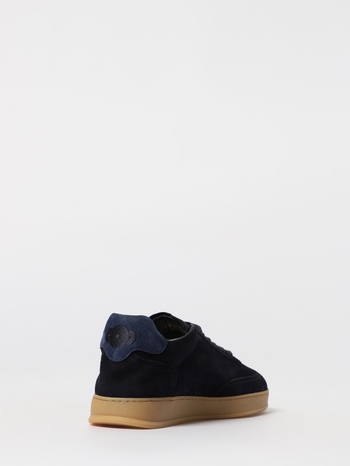 SOLDINI 80 SNEAKERS: Sneakers Akira Soldini 80 in camoscio , Blue Navy - Img 3