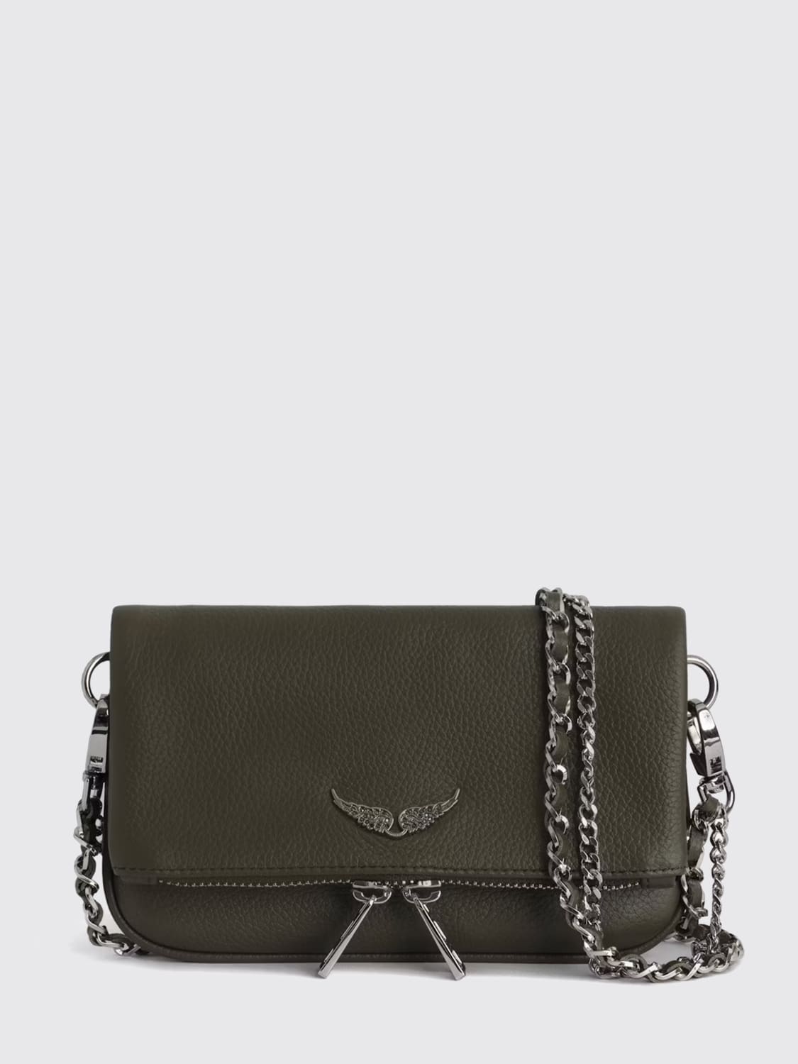 ZADIG & VOLTAIRE MINI BAG: Shoulder bag woman Zadig & Voltaire, Grey - Img 1