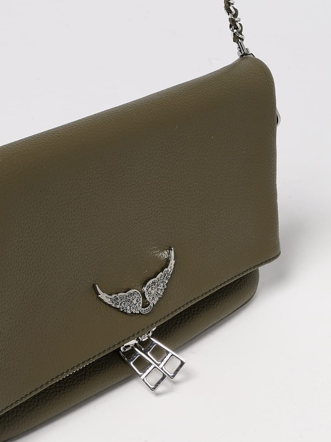 ZADIG & VOLTAIRE MINITASCHE: Schultertasche damen Zadig & Voltaire, Military - Img 3