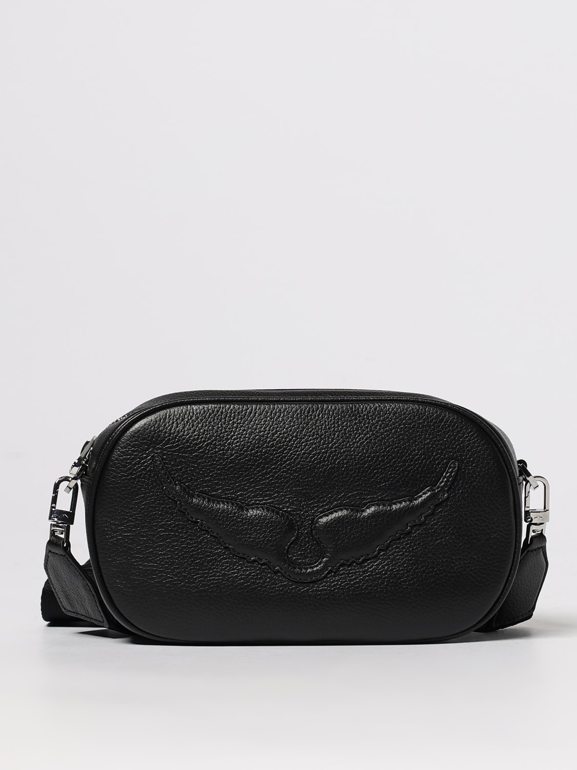 ZADIG & VOLTAIRE BORSA MINI: Borsa Rock With You Zadig & Voltaire in pelle a grana , Nero - Img 1