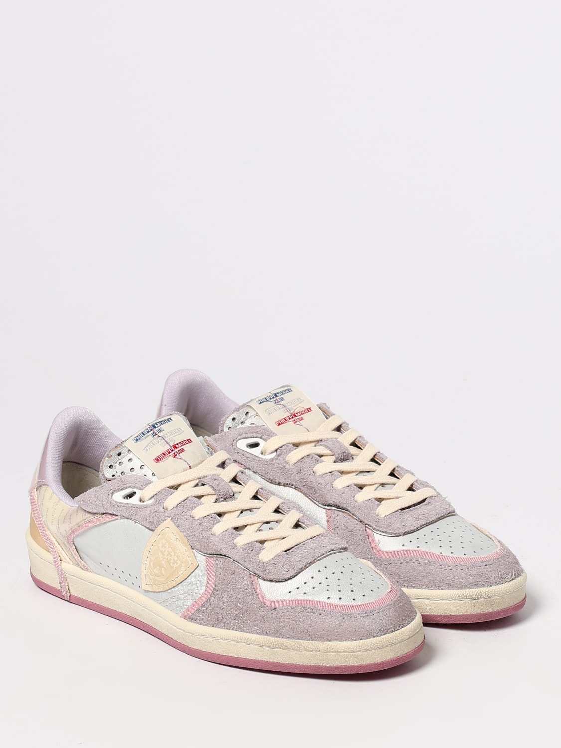 PHILIPPE MODEL BASKETS: Baskets femme Philippe Model, Rose - Img 2